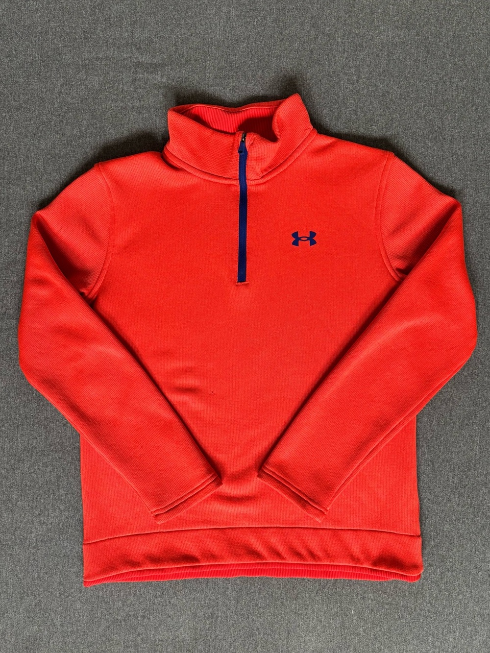 Under Armour Orange ColdGear Fleece Pullover